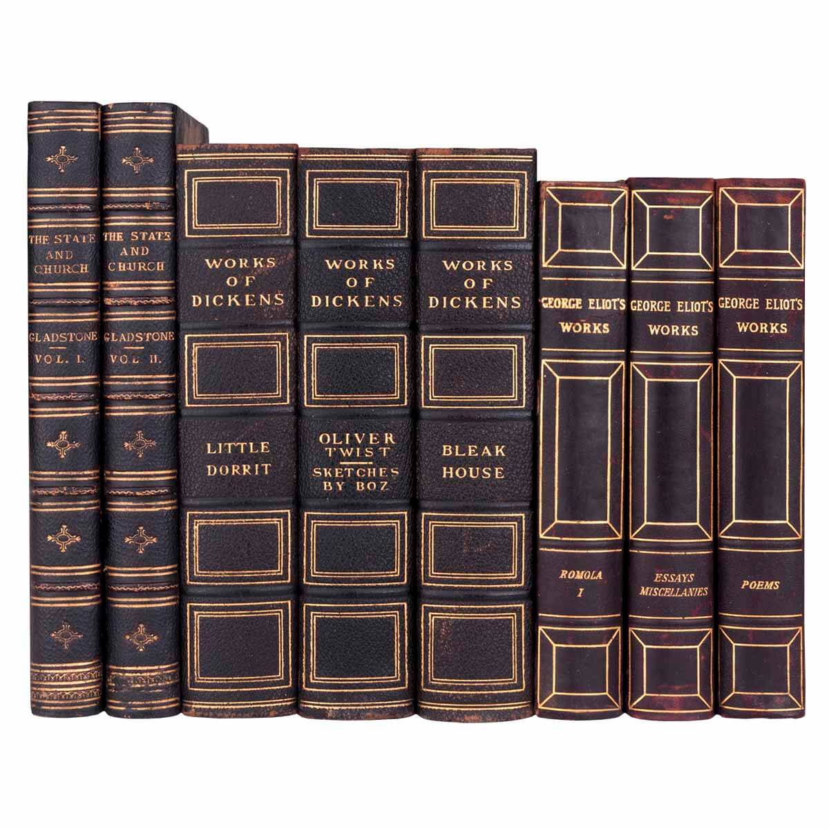 Our carefully curated linear foot collections of high-quality books offer a diverse range of literature, history, philosophy, and the arts, meticulously selected to enrich any interior. With publication dates spanning from 1800 to 1920, each book in our collection is a stunning testament to a bygone era, showcasing unparalleled craftsmanship and an abundance of character.