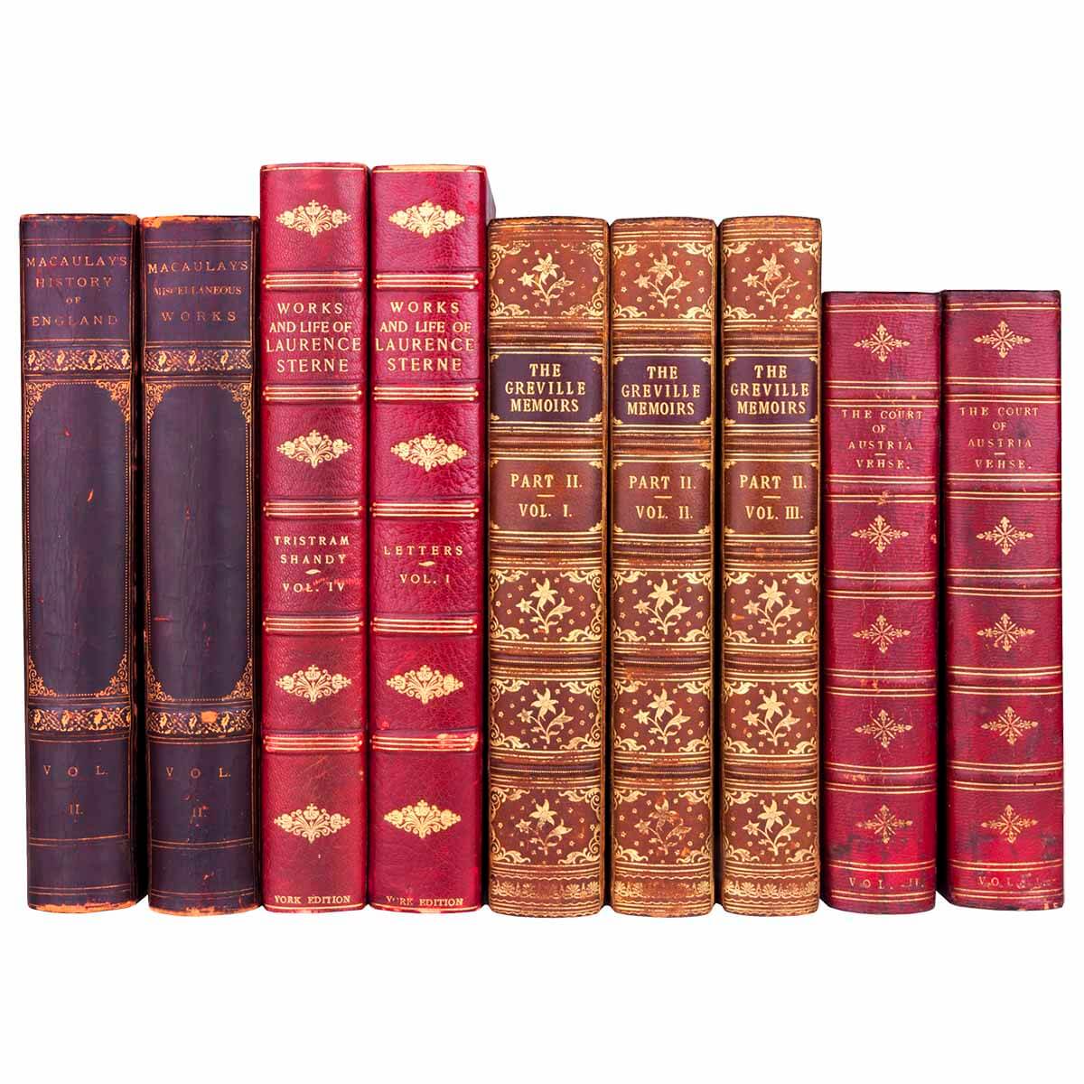 Our carefully curated linear foot collections of high-quality books offer a diverse range of literature, history, philosophy, and the arts, meticulously selected to enrich any interior. With publication dates spanning from 1800 to 1920, each book in our collection is a stunning testament to a bygone era, showcasing unparalleled craftsmanship and an abundance of character.