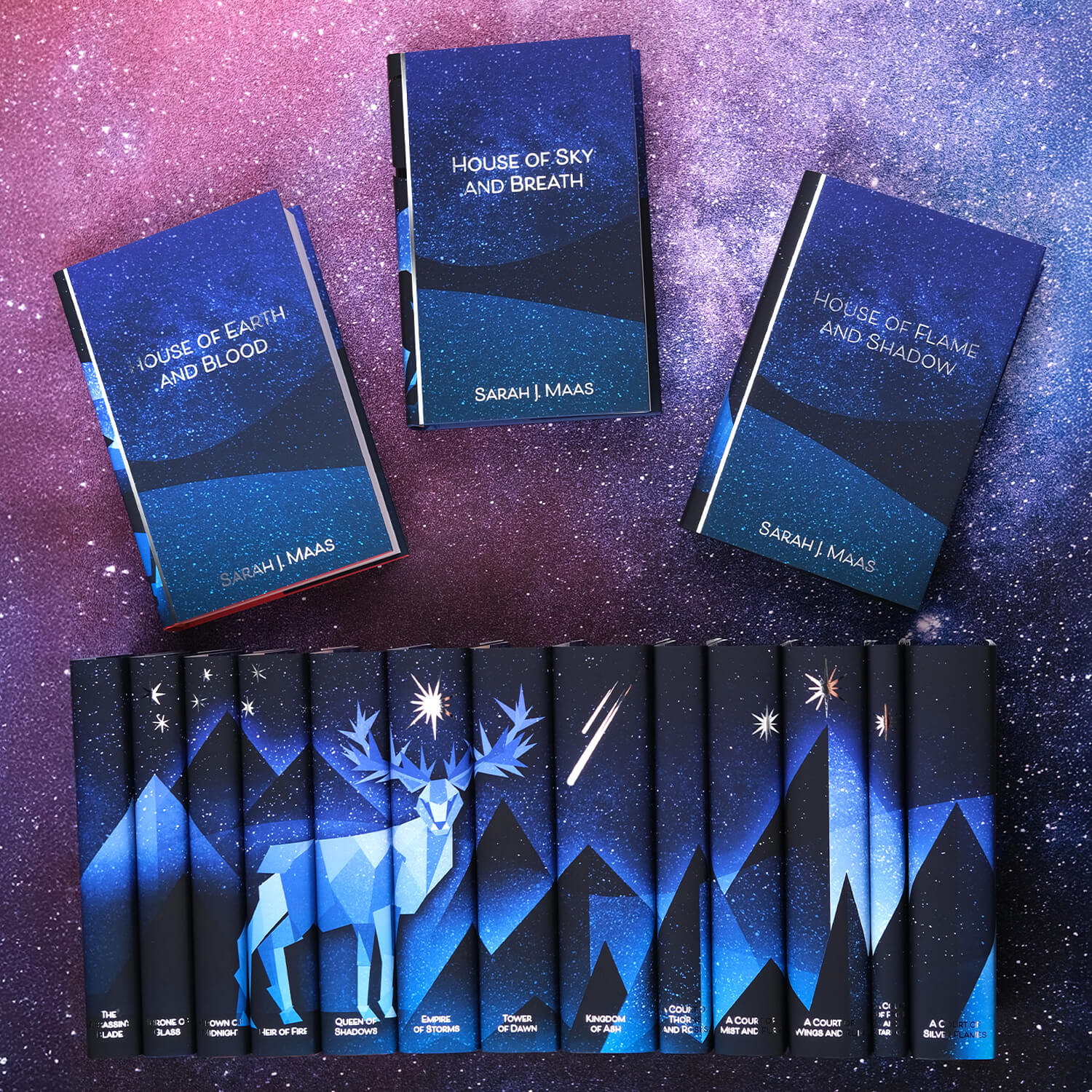 Pre-Order Closed | Resized Sarah J. Maas Universe Starlight Limited Edition Jackets Only
