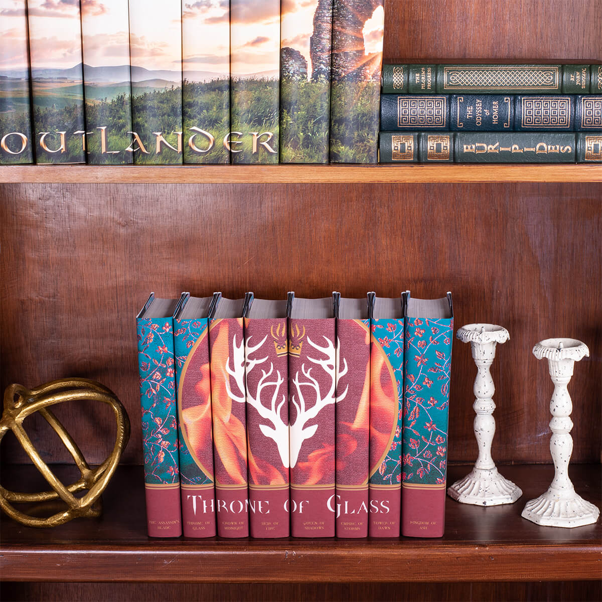 There are now multiple Throne of Glass hardcover book sizes available from the publisher. To ensure that your set looks fantastic on the shelf, we are making it easy to order made-to-order (MTO) Throne of Glass Jackets-Only for your books from this page.