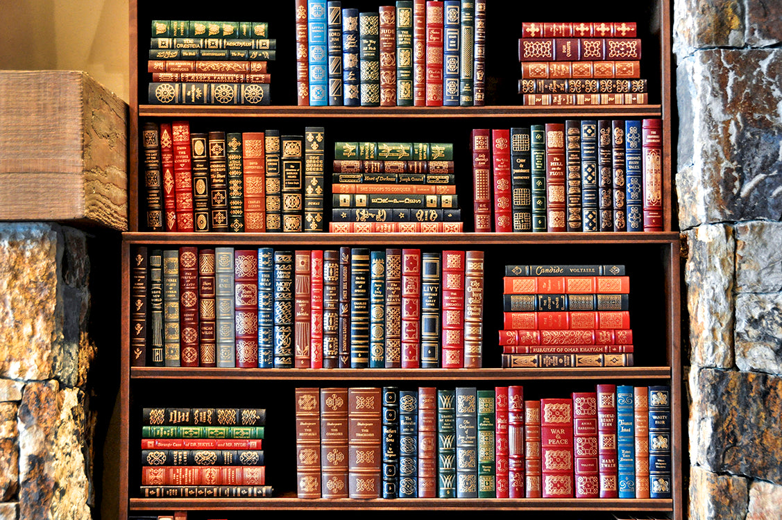 Leather Home Library Modern Easton Press Franklin Library Classics - Full Custom - Get Started with a Deposit