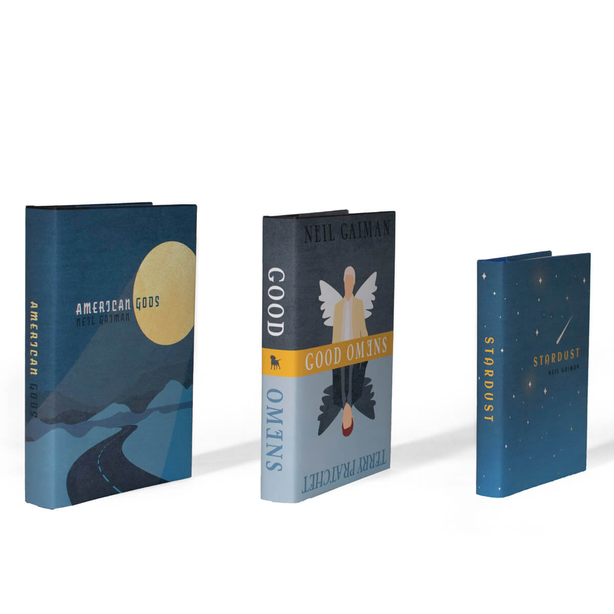 This page is for Neil Gaiman fans who own the hardcover editions of the books listed in the description and want our custom jackets for their existing books. The jackets come pre-folded for easy assembly after they are received.