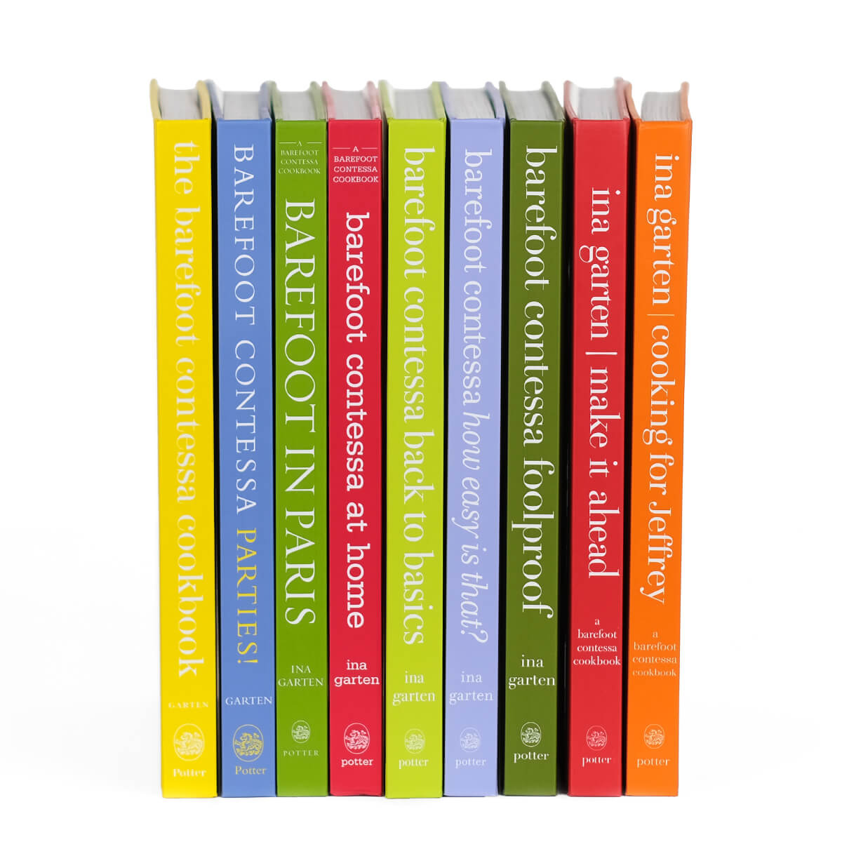 Ina Garten's Barefoot Contessa Cookbook Jackets Only Set - MTO