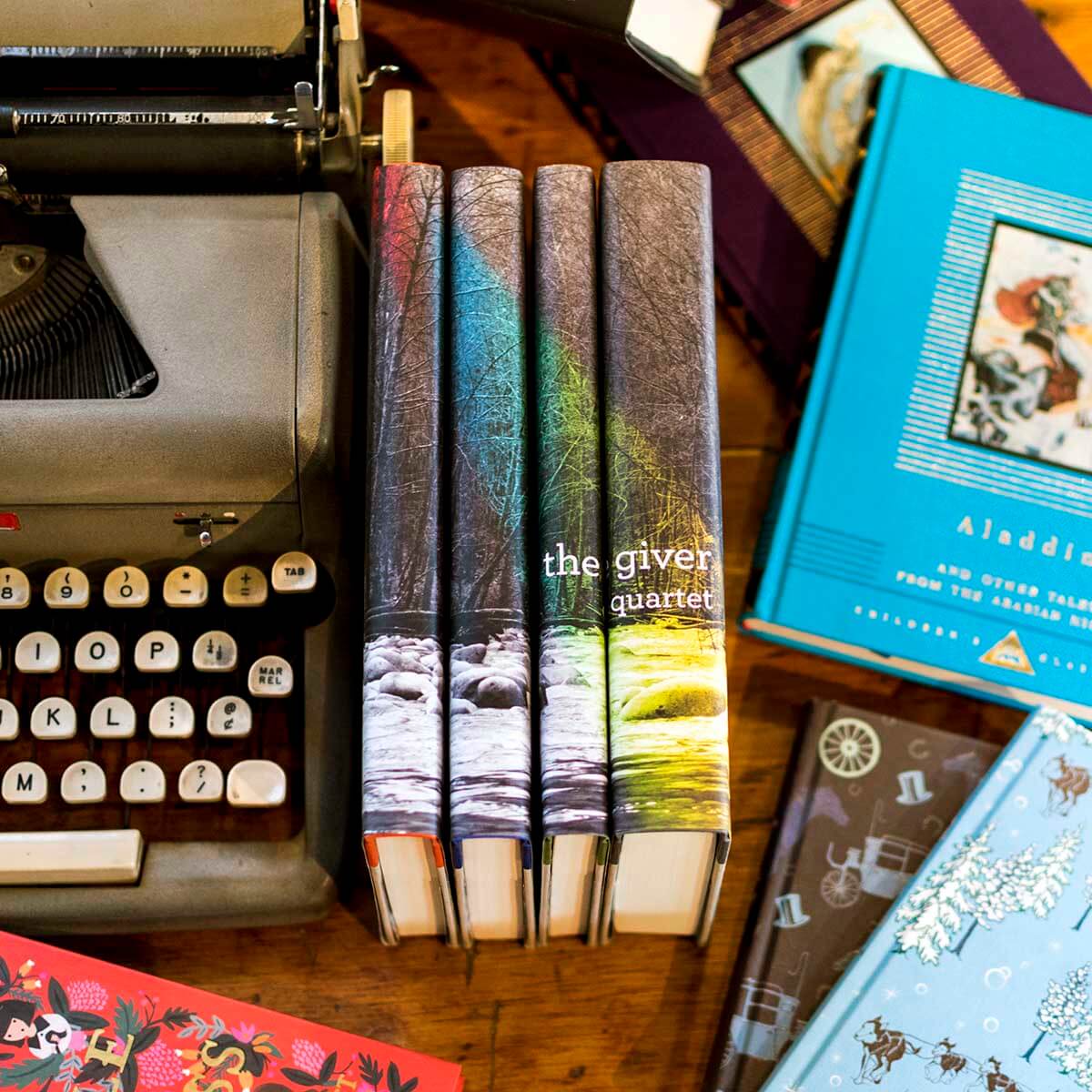 Juniper Custom Giver Quartet Custom Jacketed Book Set, this collection is a beautiful gift or addition to a fan's shelves.