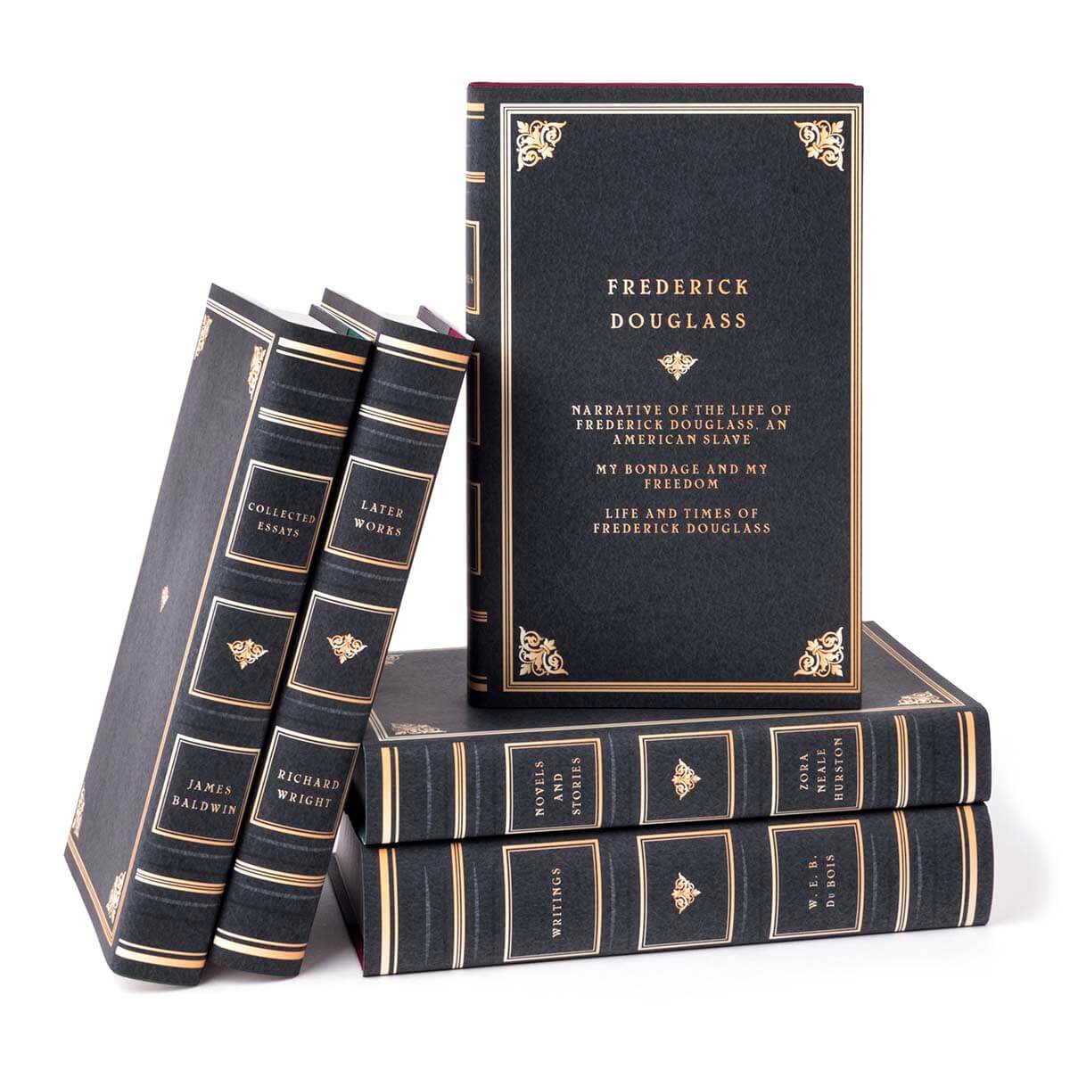 Custom Book Set to enhance your collection! Makes a beautiful gift for fans of african american classic literature and a gorgeous piece on your shelves! Order from JuniperCustom today.