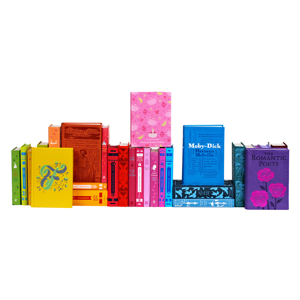 Rainbow Bookshelf Collection Curated by Color & Content - MTO