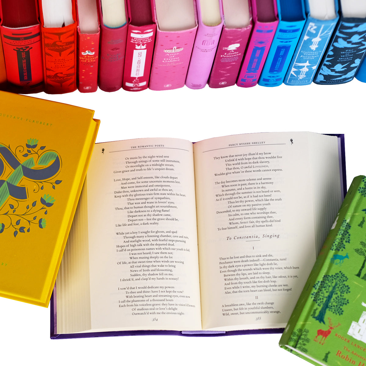 Rainbow Bookshelf Collection Curated by Color & Content - MTO