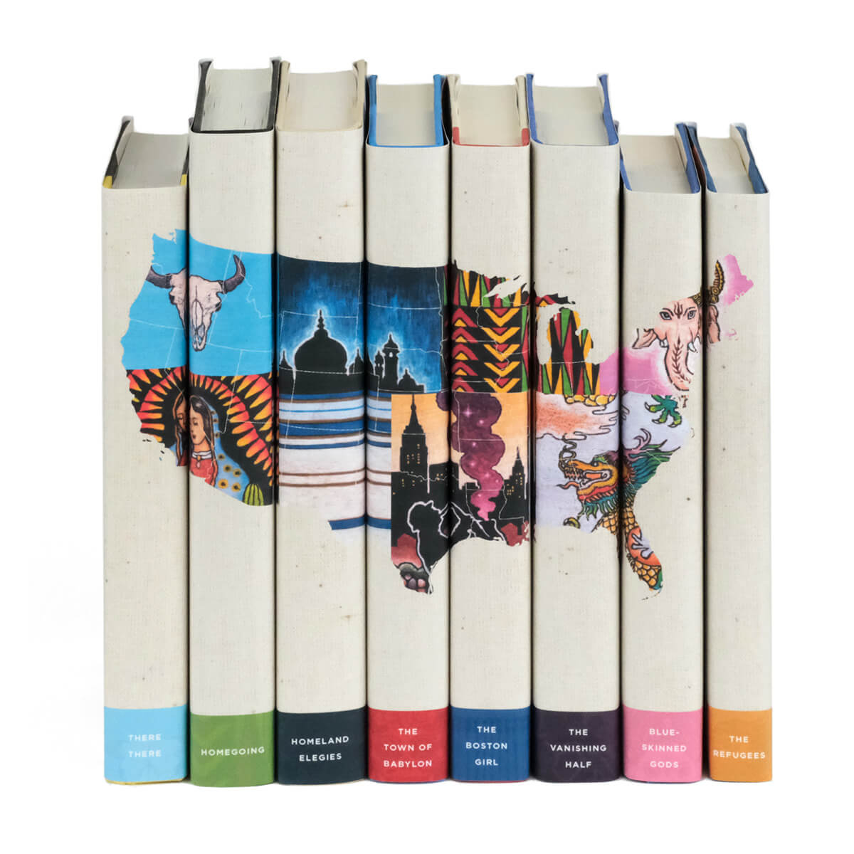 Jane Austen Pastel Patterned 7 Book Set - MTO – Juniper Custom