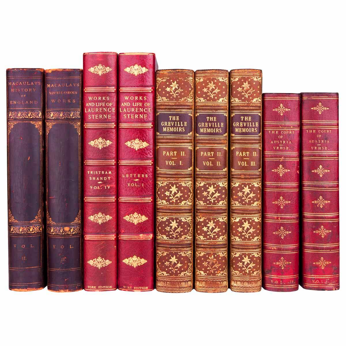   Our carefully curated linear foot collections of high-quality books offer a diverse range of literature, history, philosophy, and the arts, meticulously selected to enrich any interior. With publication dates spanning from 1800 to 1920, each book in our collection is a stunning testament to a bygone era, showcasing unparalleled craftsmanship and an abundance of character.