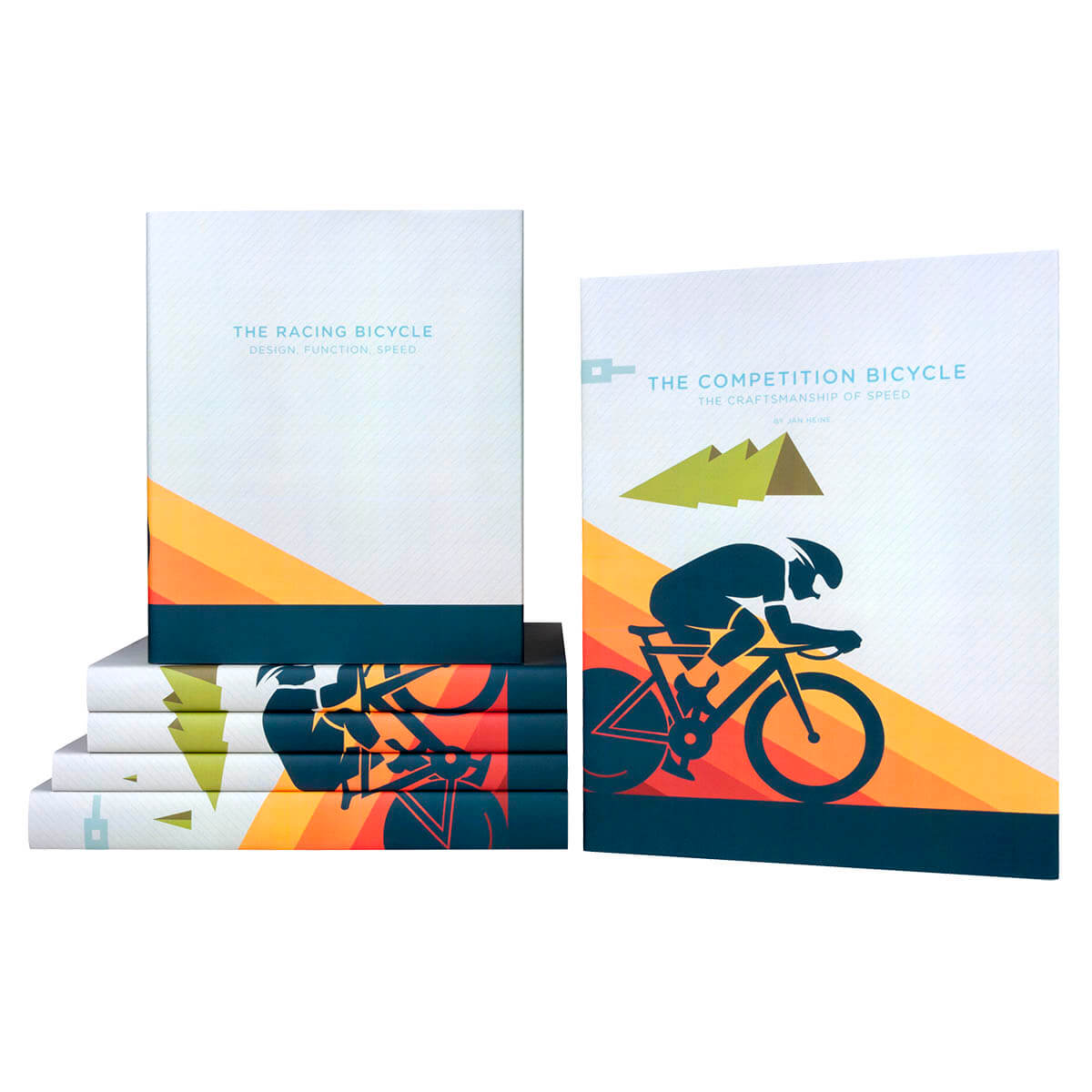 JuniperCustom Cycling Book Sets, a perfect gift for the reader or cyclist in your life! Our custom book jackets make a statement on any shelf, and are great gifts or conversation starters!