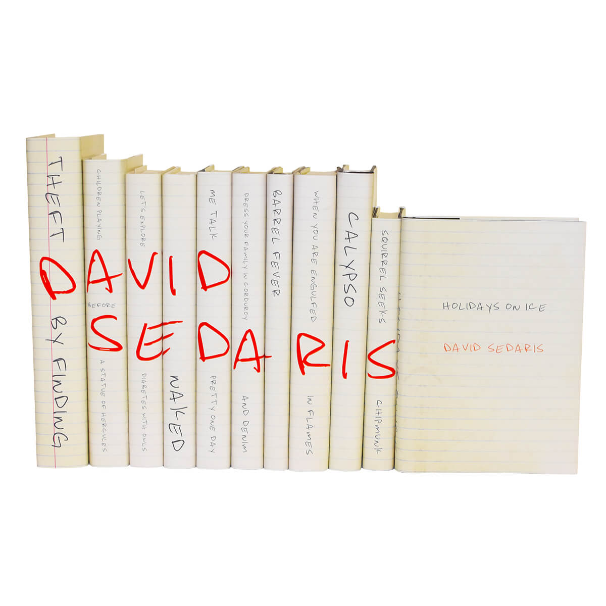 David Sedaris Book set Juniper Custom