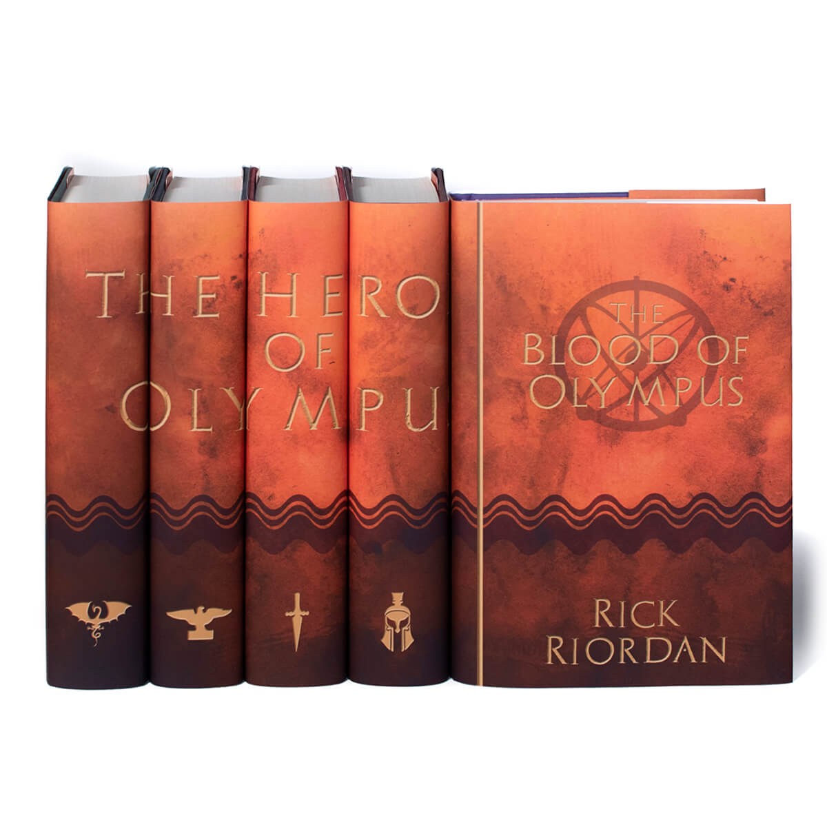 Rick Riordan's Percy Jackson & the Olympians Book Set Bundle