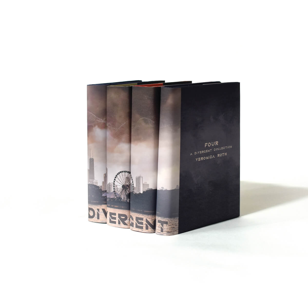 Experience the post-apocalyptic Divergent series with our made-to-order book set. Featuring hardcovers published by HarperCollins in custom-printed jackets, this is the perfect way to explore Veronica Roth's universe.