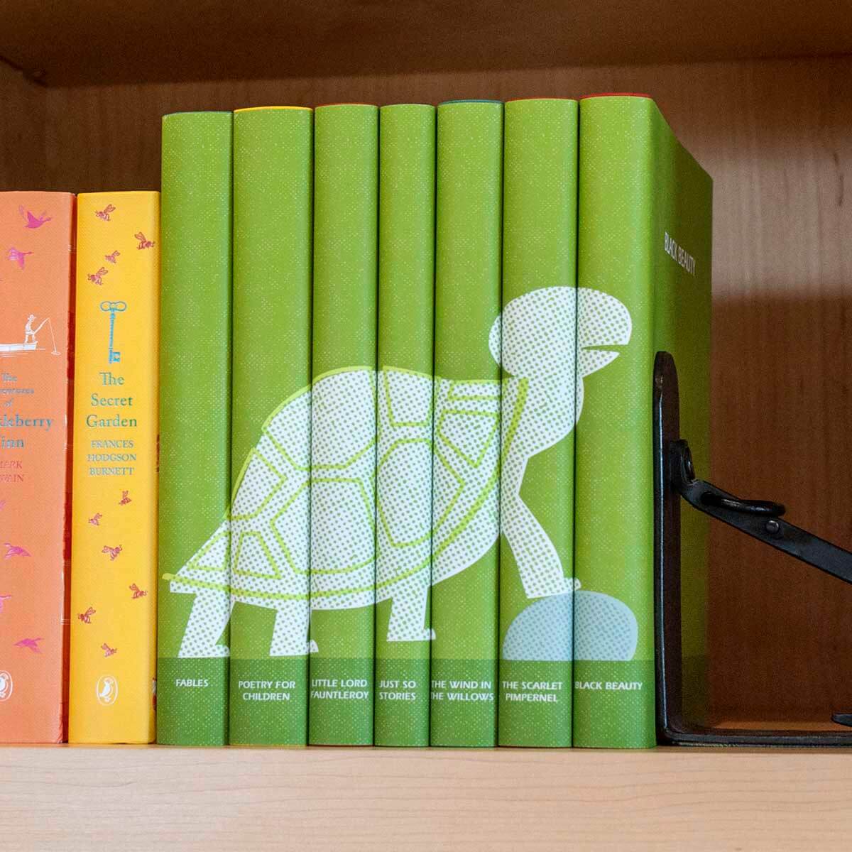 Classic Children’s Book Set in Green Turtle Jackets - MTO – Juniper Custom