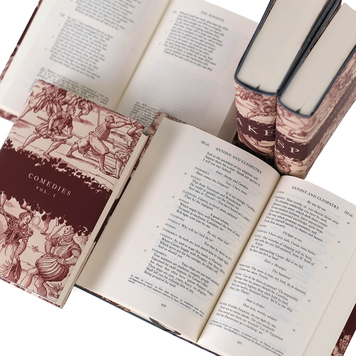 Customized William Shakespeare Engraving Book Set