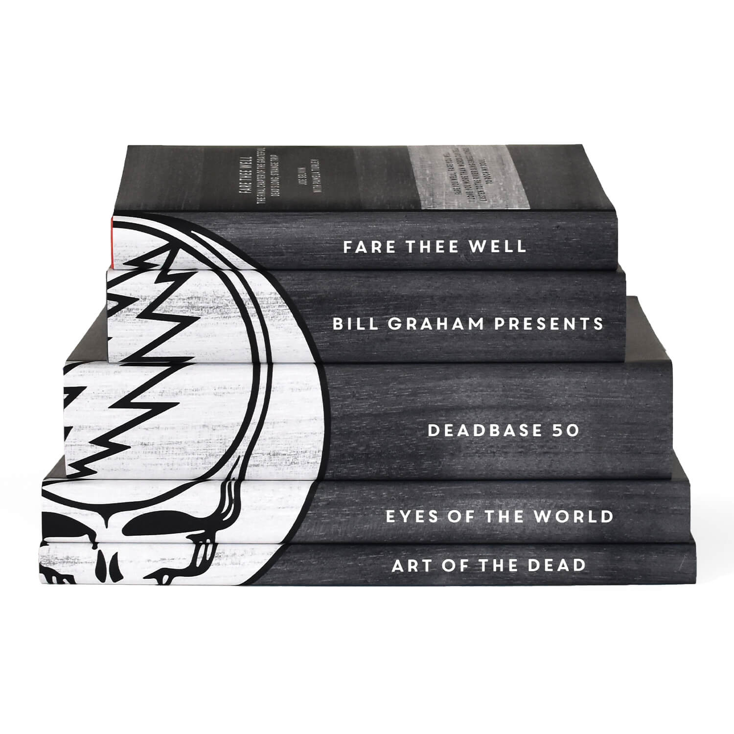 Custom Grateful Dead Book Set with book jackets designed by Juniper Custom.