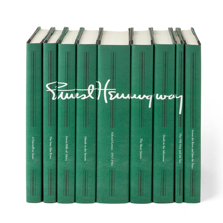 Ernest Hemingway Book Set with Signature Custom Jackets – Juniper Custom