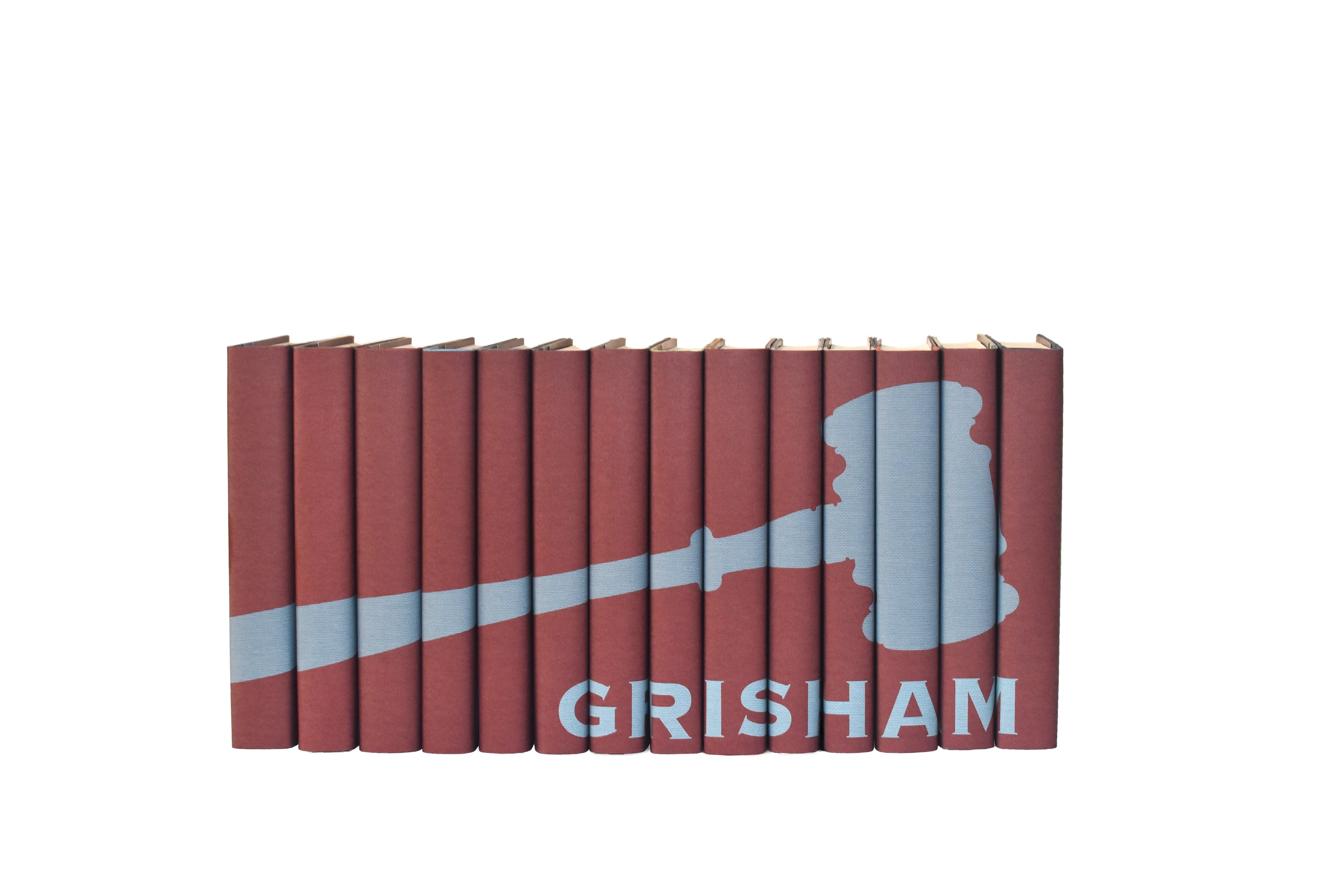 John Grisham custom book set. John Grisham Book set with Juniper Custom. Custom designed John Grisham set. The Firm by John Grisham