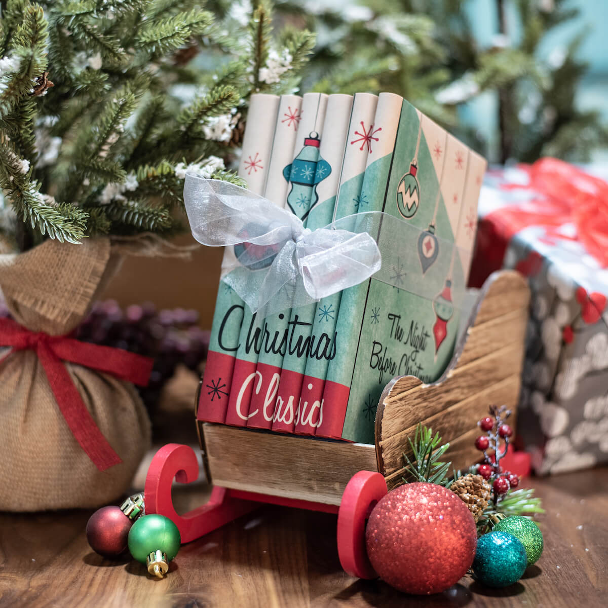 This festive set of novels is the perfect way to celebrate your favorite year-end traditions. Book Set, gift, trade, Christmas shopping.