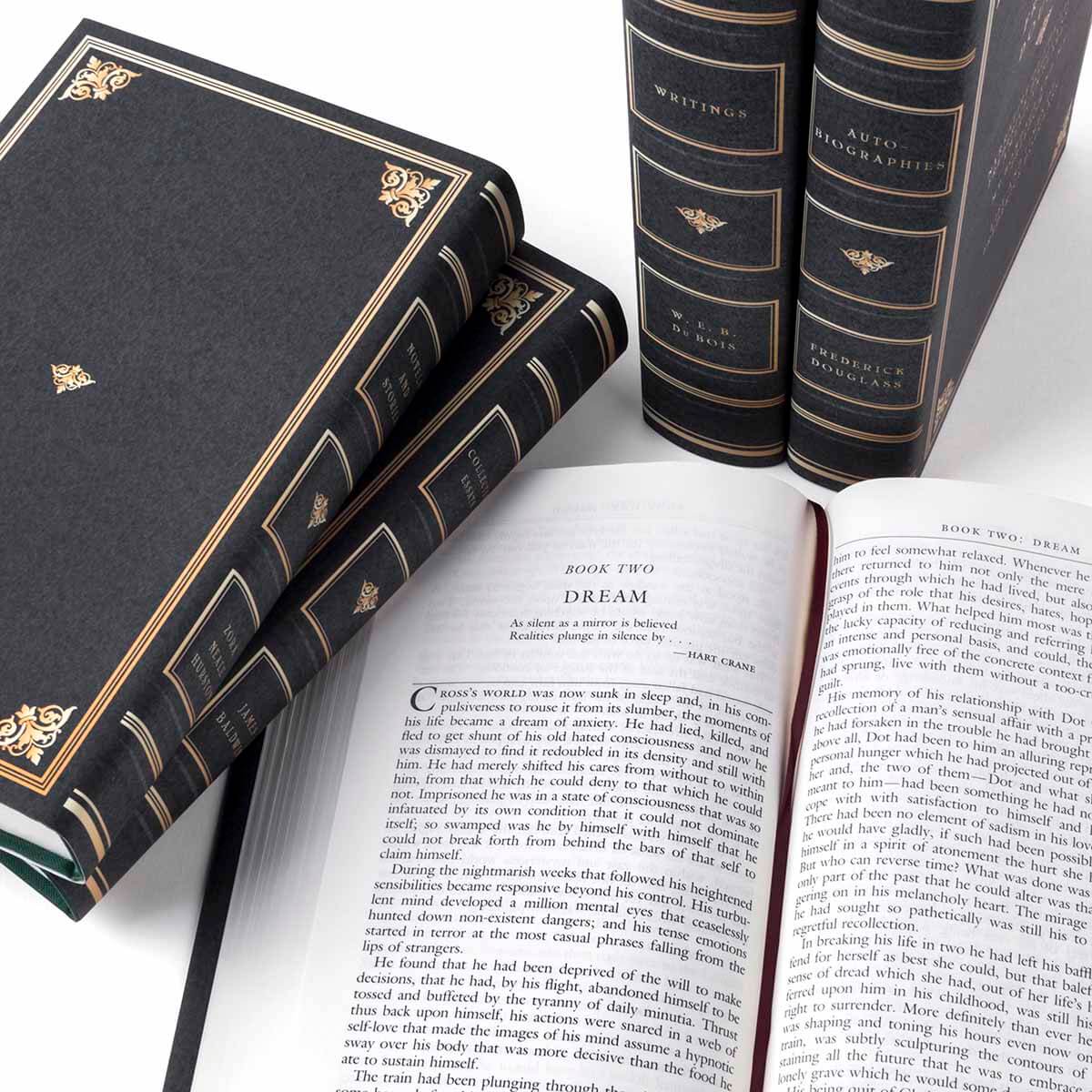 Custom Book Set to enhance your collection! Makes a beautiful gift for fans of african american classic literature and a gorgeous piece on your shelves! Order from JuniperCustom today.