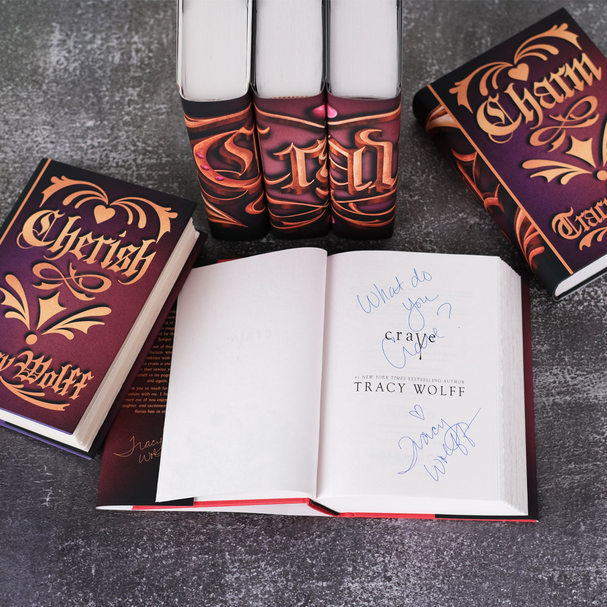 Signed Crave Series Book Set