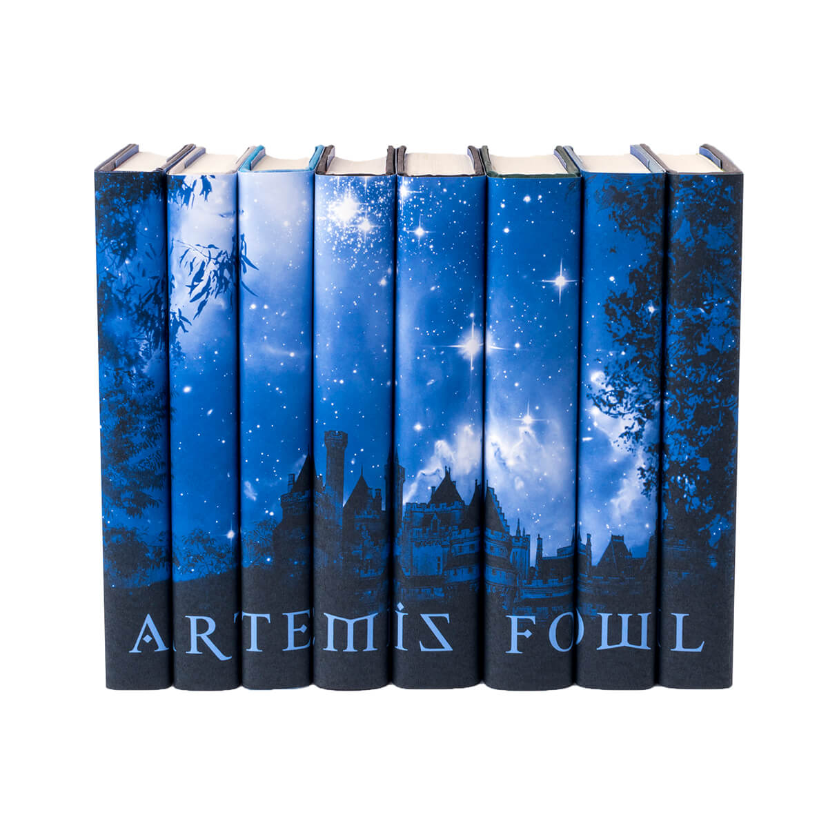 Our custom Jackets Only for the thrilling eight-novel Artemis Fowl series by Eoin Colfer will transform your books, capturing the enchantment and mystique of the legendary series. A great gift for owners of the book set!
