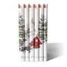 This festive set of novels is the perfect way to celebrate your favorite year-end traditions. Book Set, gift, trade, Christmas shopping. Spines feature a snowy forest and a red cabin