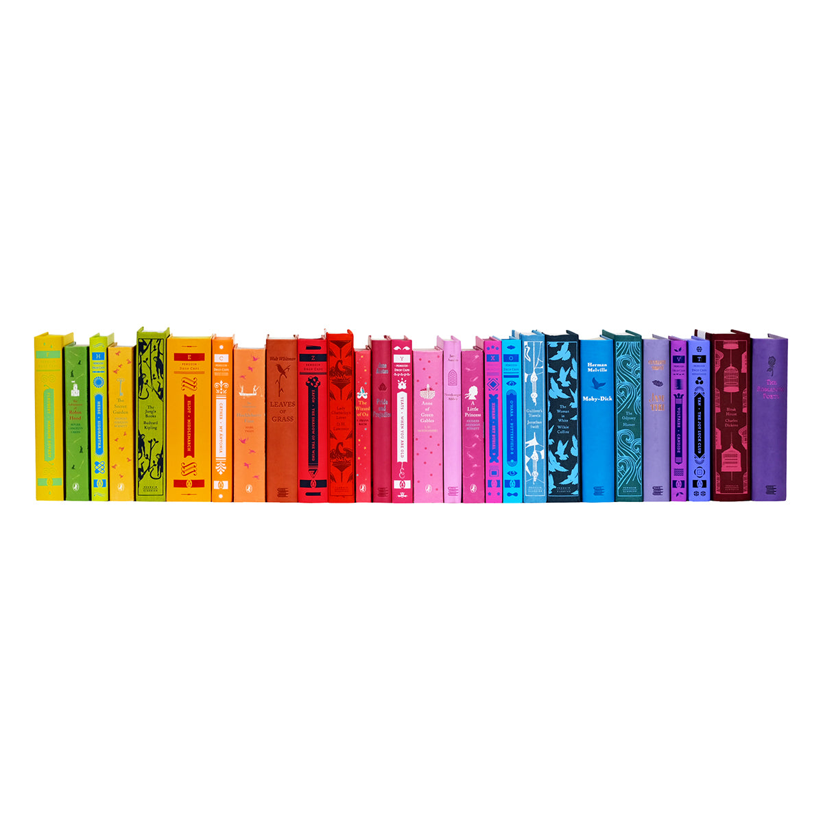 Rainbow Bookshelf Collection Curated by Color & Content - MTO