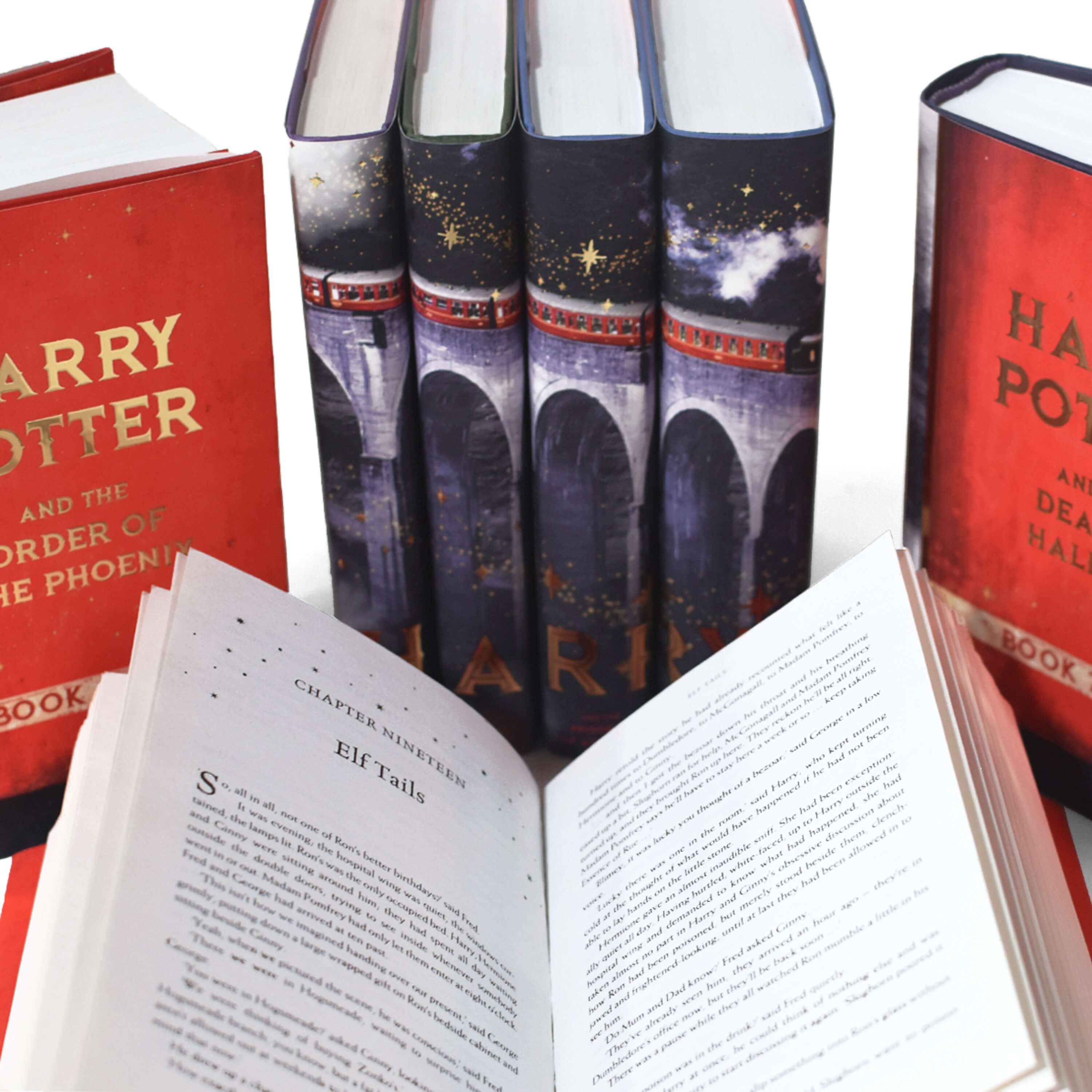 U.K. Edition Harry Potter Train Book Set - MTO