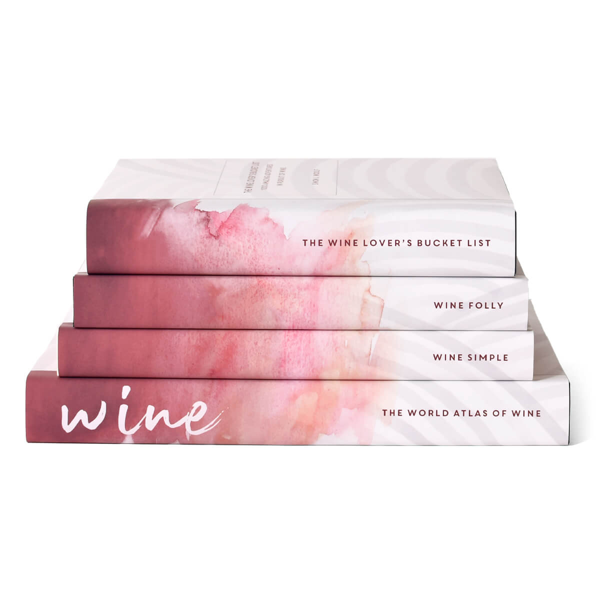 Customizable Book Set for Wine Lovers. Makes a perfect gift or spruces up your shelves, great coffee table books.
