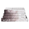 Wine Book Set in Neutral Colors