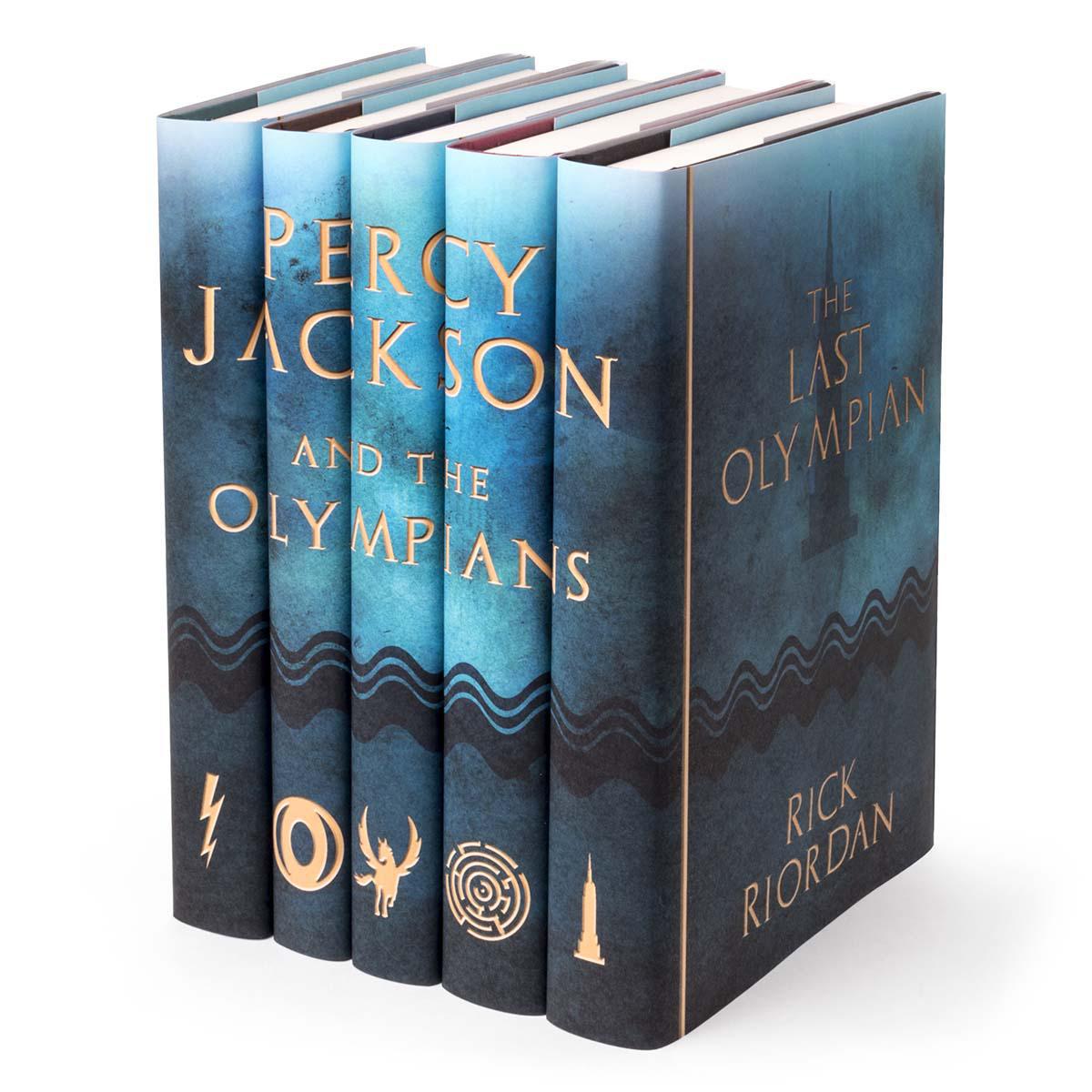 Rick Riordan's Percy Jackson & the Olympians Book Set Bundle