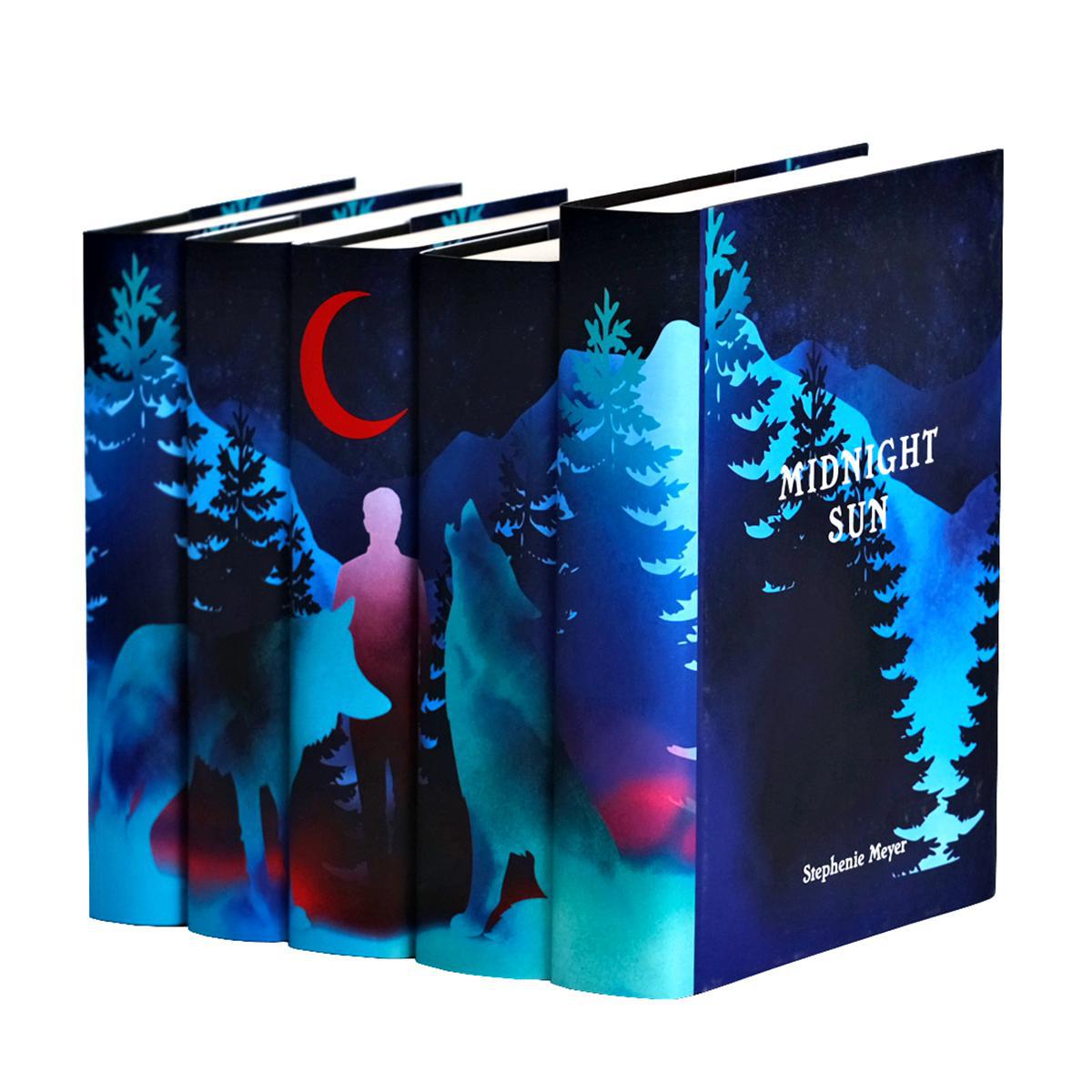 Customized Twilight Red Moon Book Set