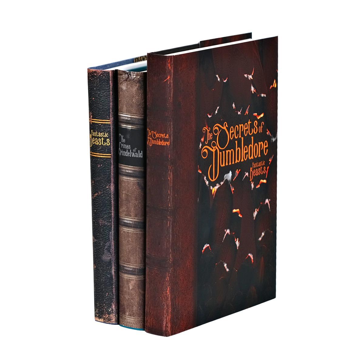 Juniper Books - Fantastic Beasts and Where to Find Them - Original screenplay Set - 2 Volume Hardcover Book Set with Custom Book Covers