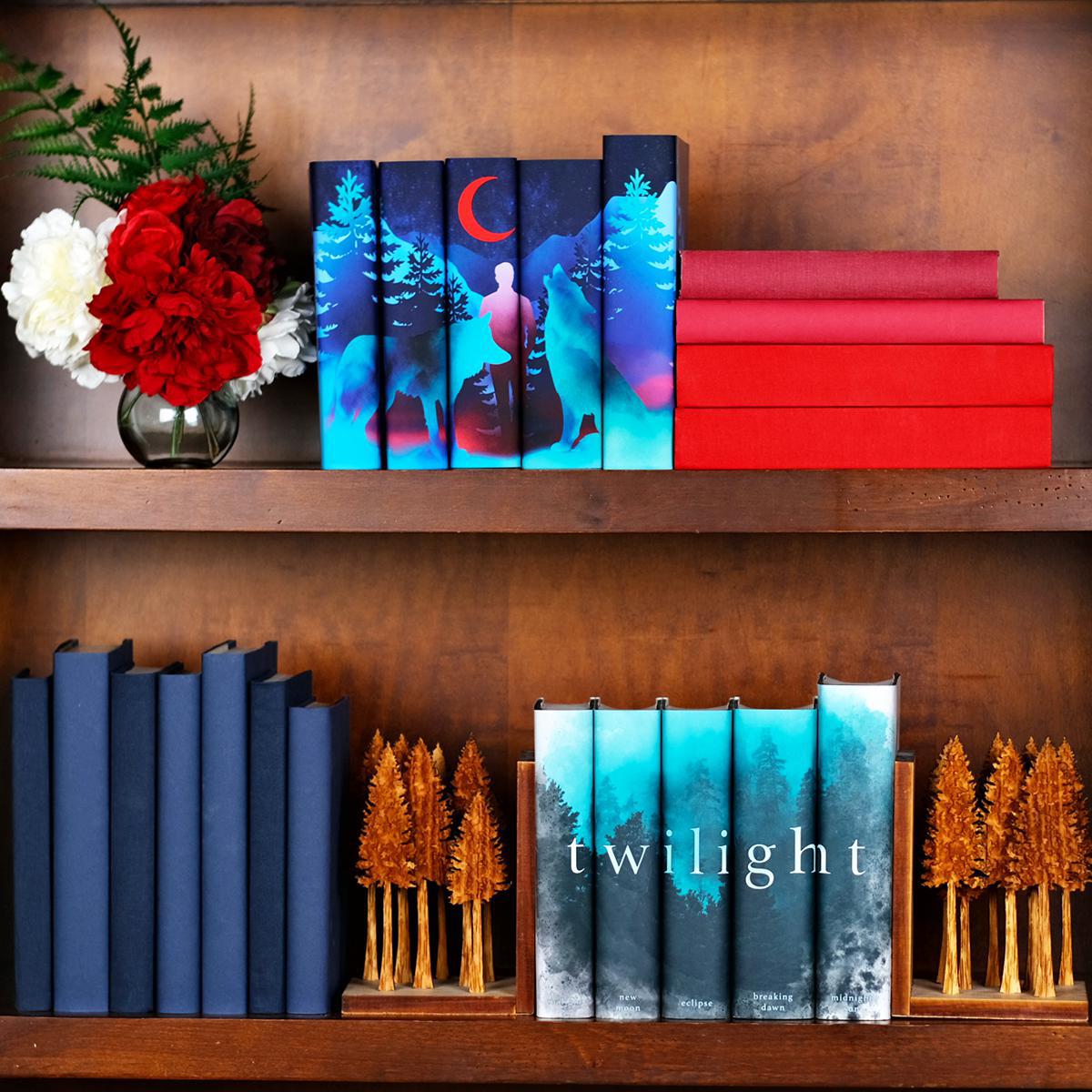 Customized Twilight Red Moon Book Set