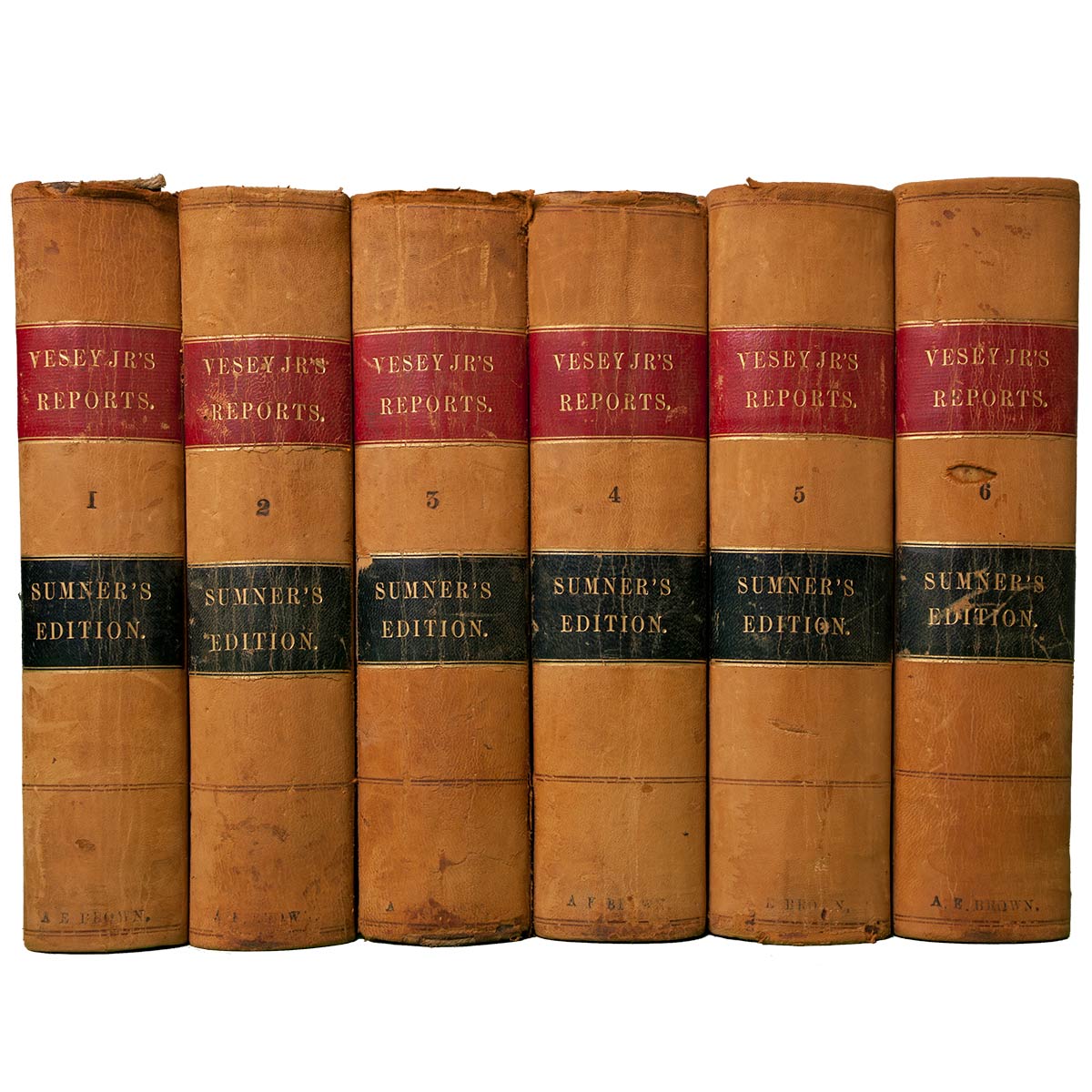 Antique Leather Law Books - Transport yourself to the luxurious aura of a traditional library with antiquated leather-bound legal texts. From the 1800s and 1900s, these aged books offer any collection a hint of classical charm. 