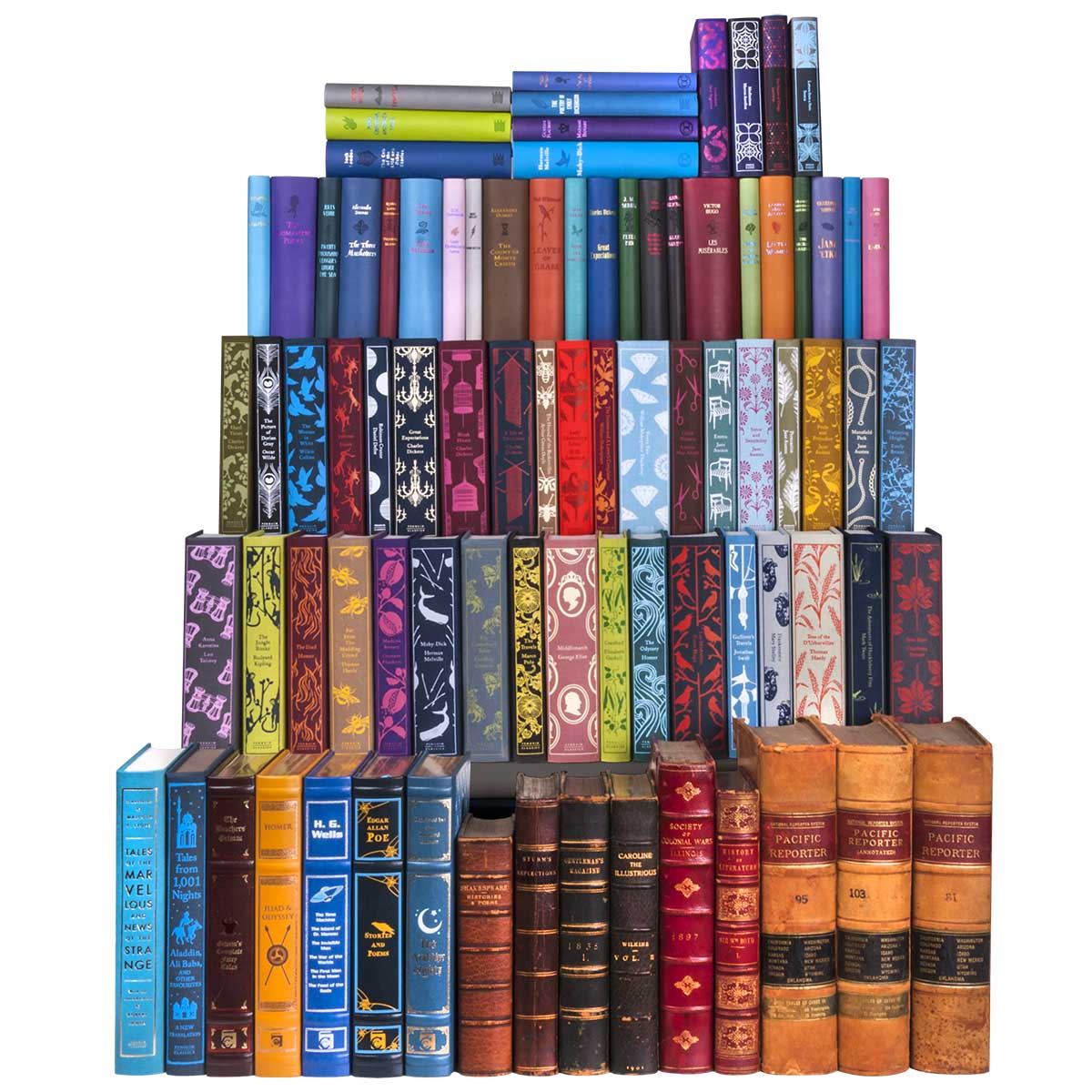 Designer bundles of books - used by Kiehls globally